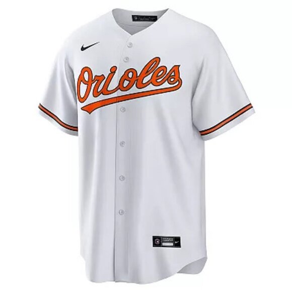 Men's Nike Adley Rutschman White Baltimore Orioles Replica Player Jersey-Medium - Picture 4 of 11